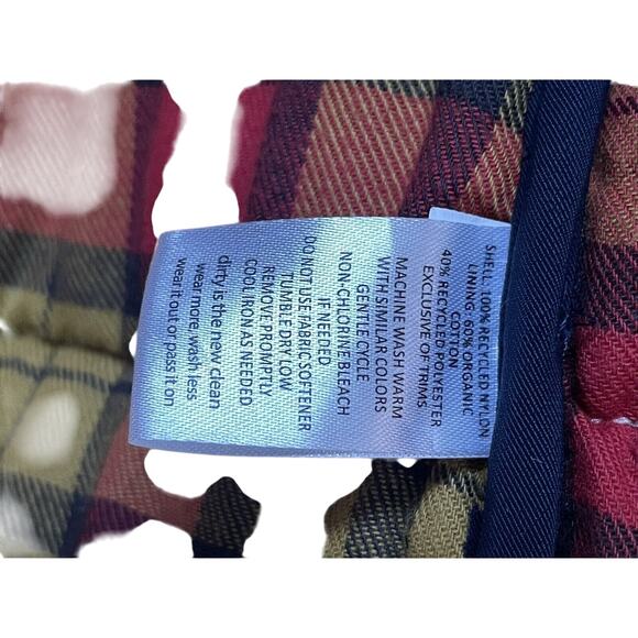 Toad & Co Men’s Forester Pass Vest,‎ Quilted navy Flannel Plaid Medium Small - Picture 10 of 10